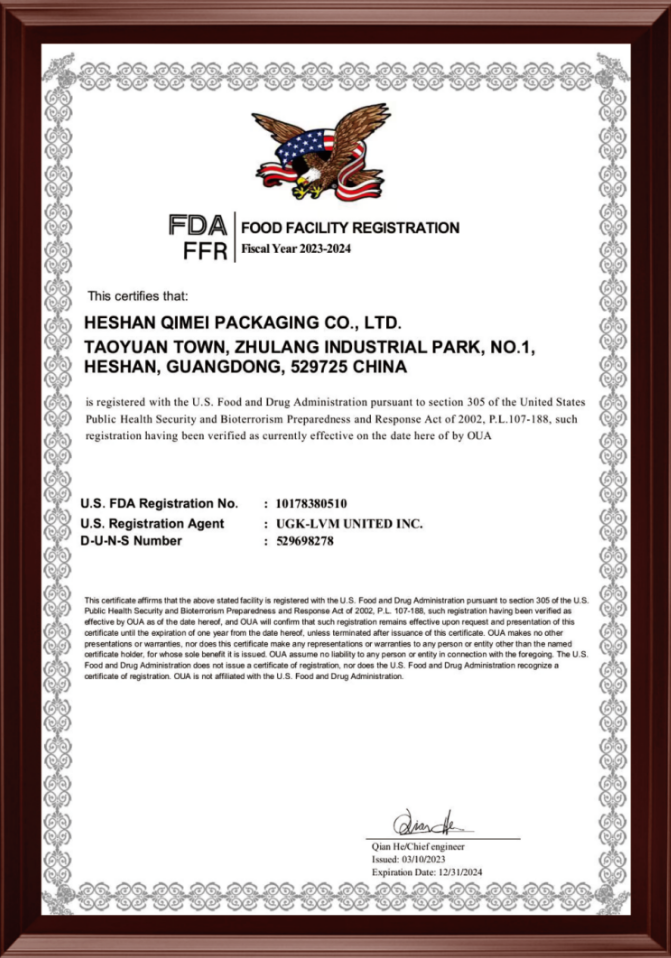 FDA Registration